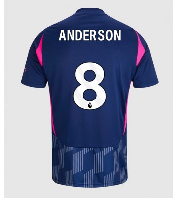 Nottingham Forest Elliot Anderson #8 Replika Udebanetrøje 2024-25 Kortærmet